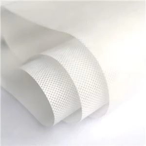 Tissu non tissé blanc non tissé de pp non tissé de matériel de Spunbond de polypropylène imperméable